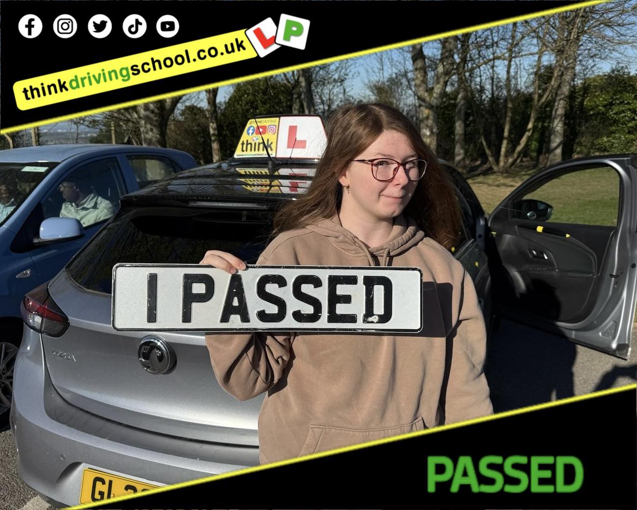 Passed with think driving school March 2025 and left this 5 star review