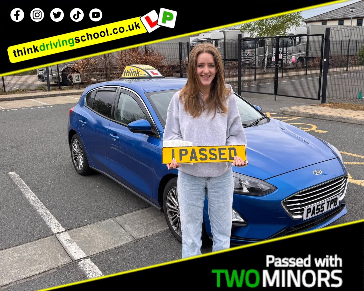 Passed with think driving school March 2025 and left this 5 star review