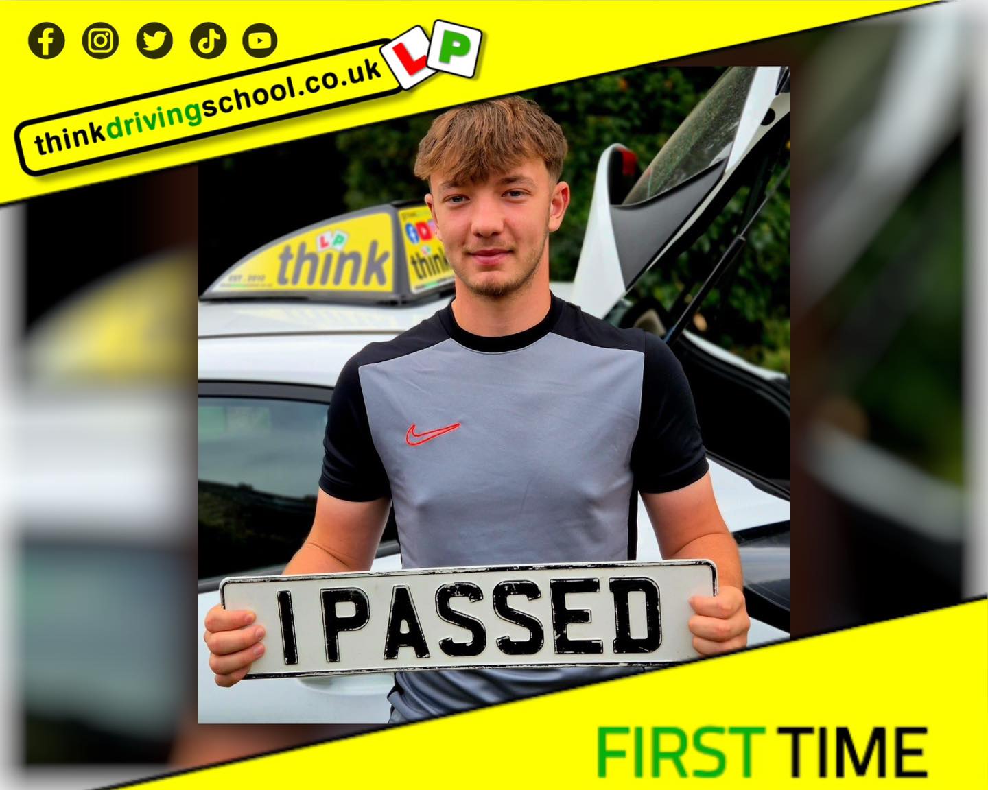 Passed with think driving school August 2025 and left this 5 star review