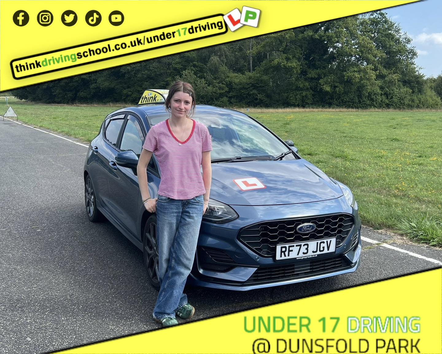 Passed with think driving school August 2025 and left this 5 star review