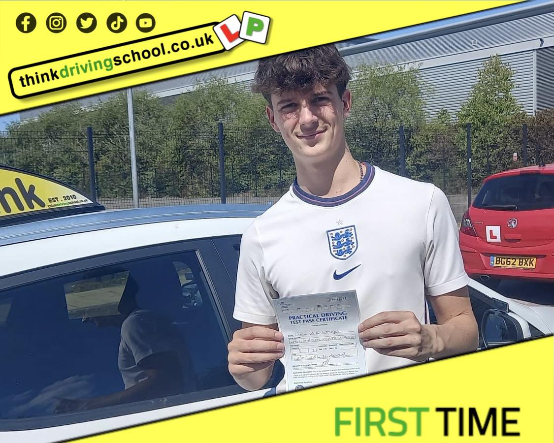 Passed with think driving school June 2025 and left this 5 star review