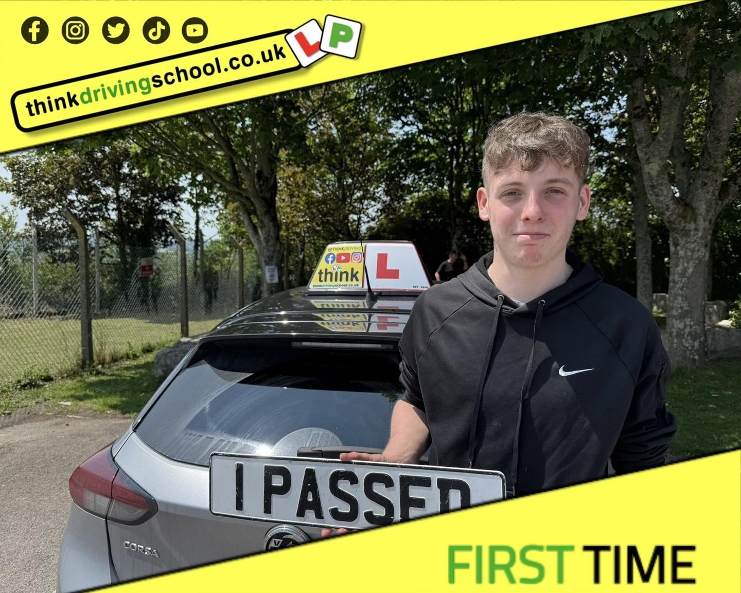 Passed with think driving school June 2025 and left this 5 star review