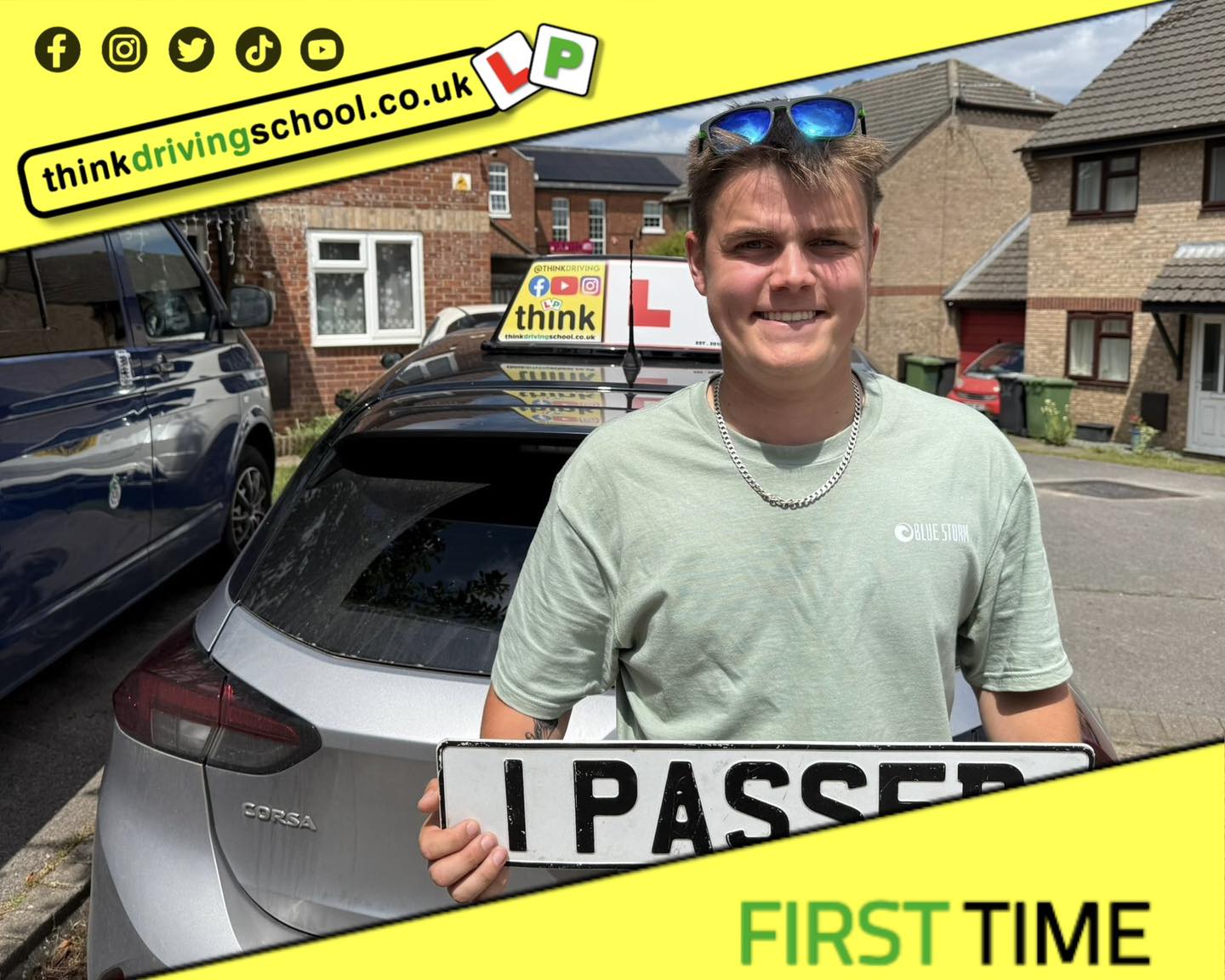 Passed with think driving school June 2025 and left this 5 star review