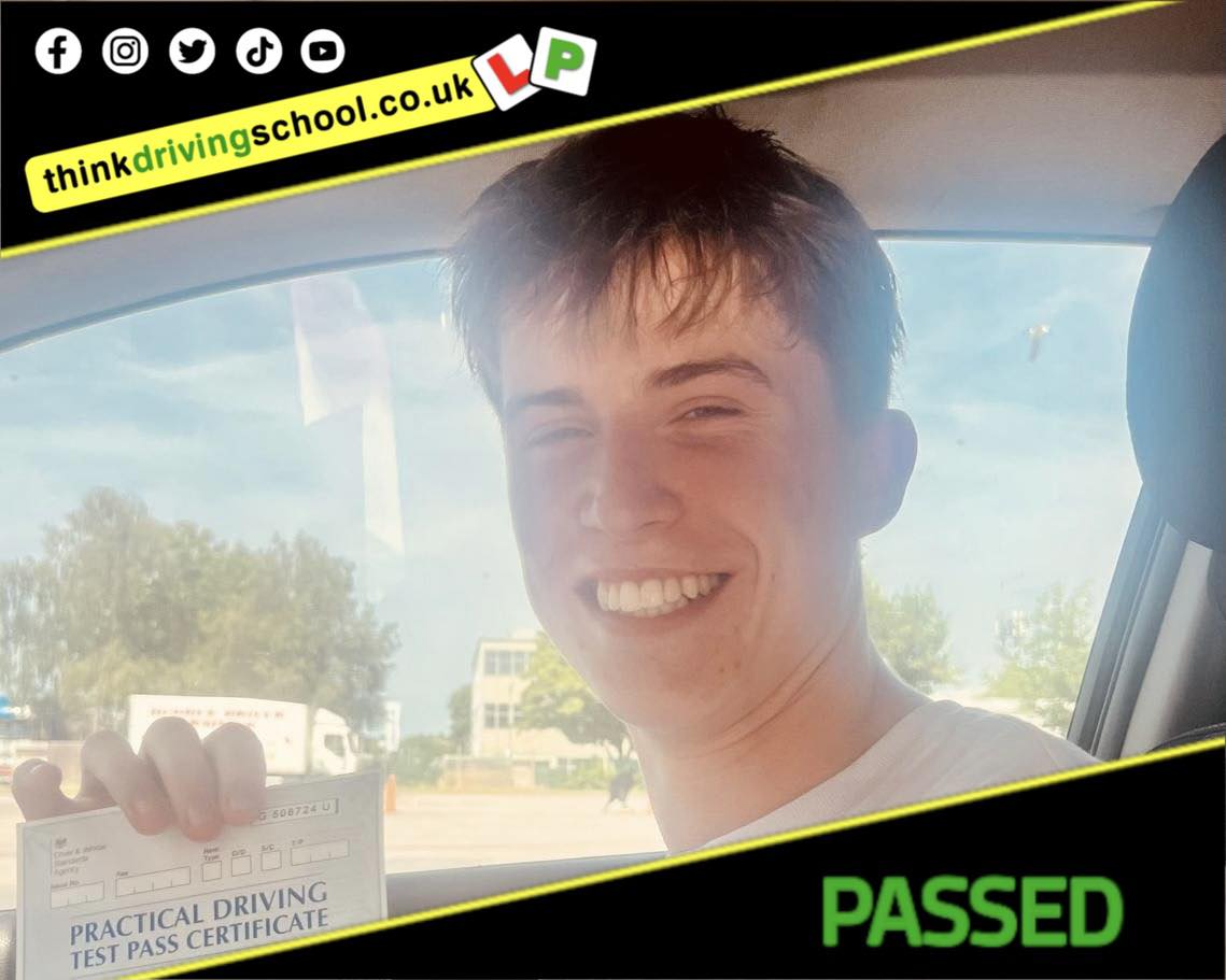 Passed with think driving school June 2025 and left this 5 star review