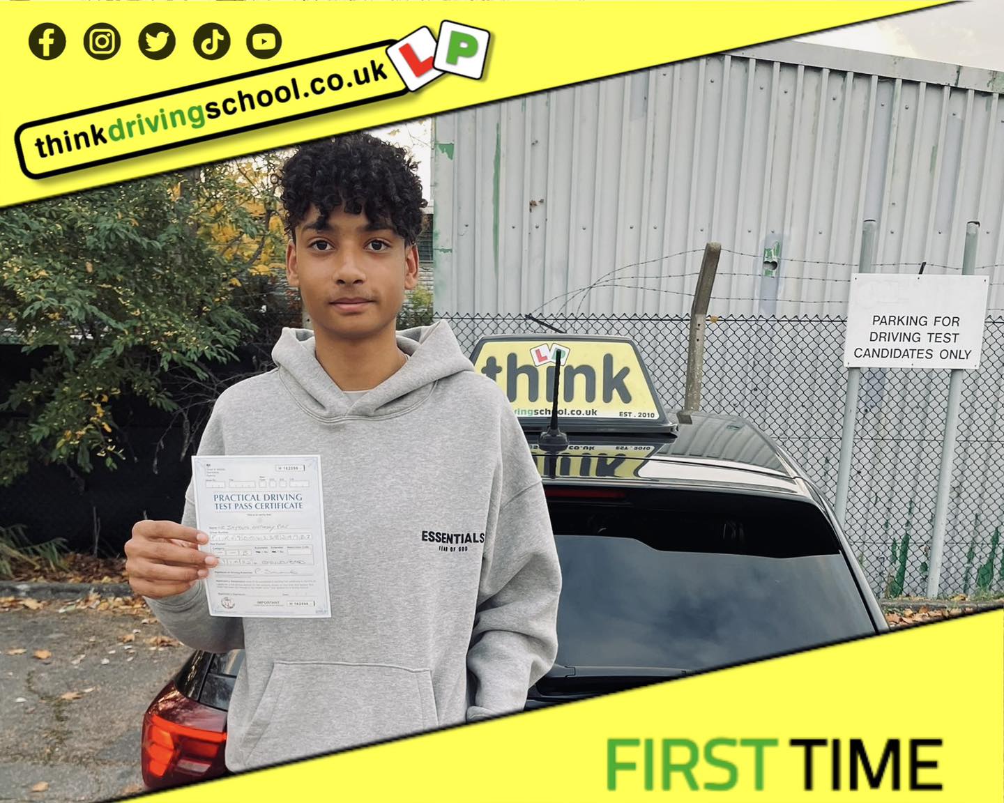 Driving School Godalming Passed with think driving school November 2025 and left this 5 star review