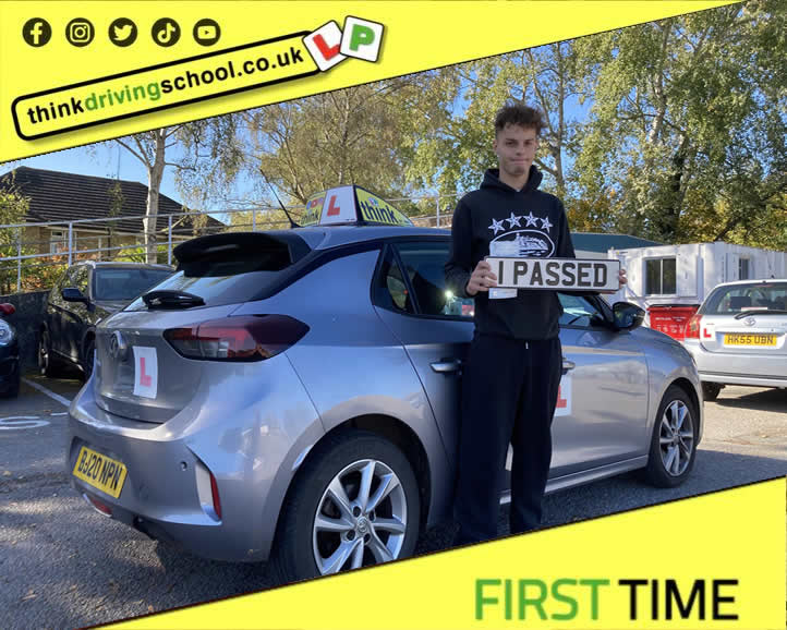 Passed with think driving school October 2025 and left this 5 star review