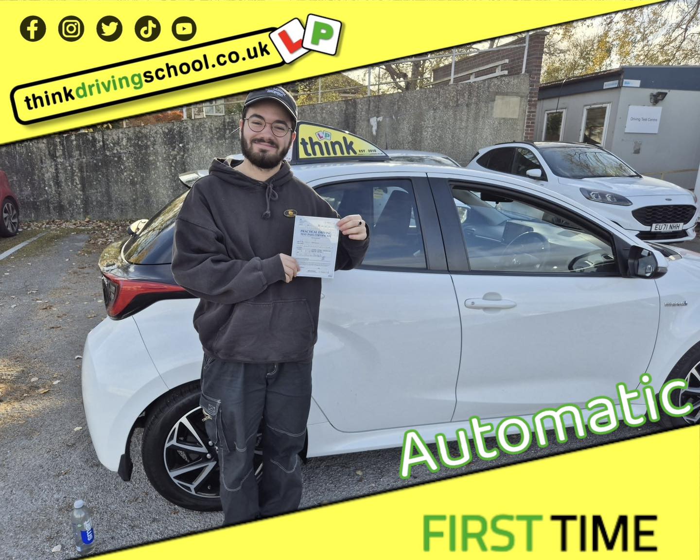 Driving School Godalming Passed with think driving school October 2025 and left this 5 star review