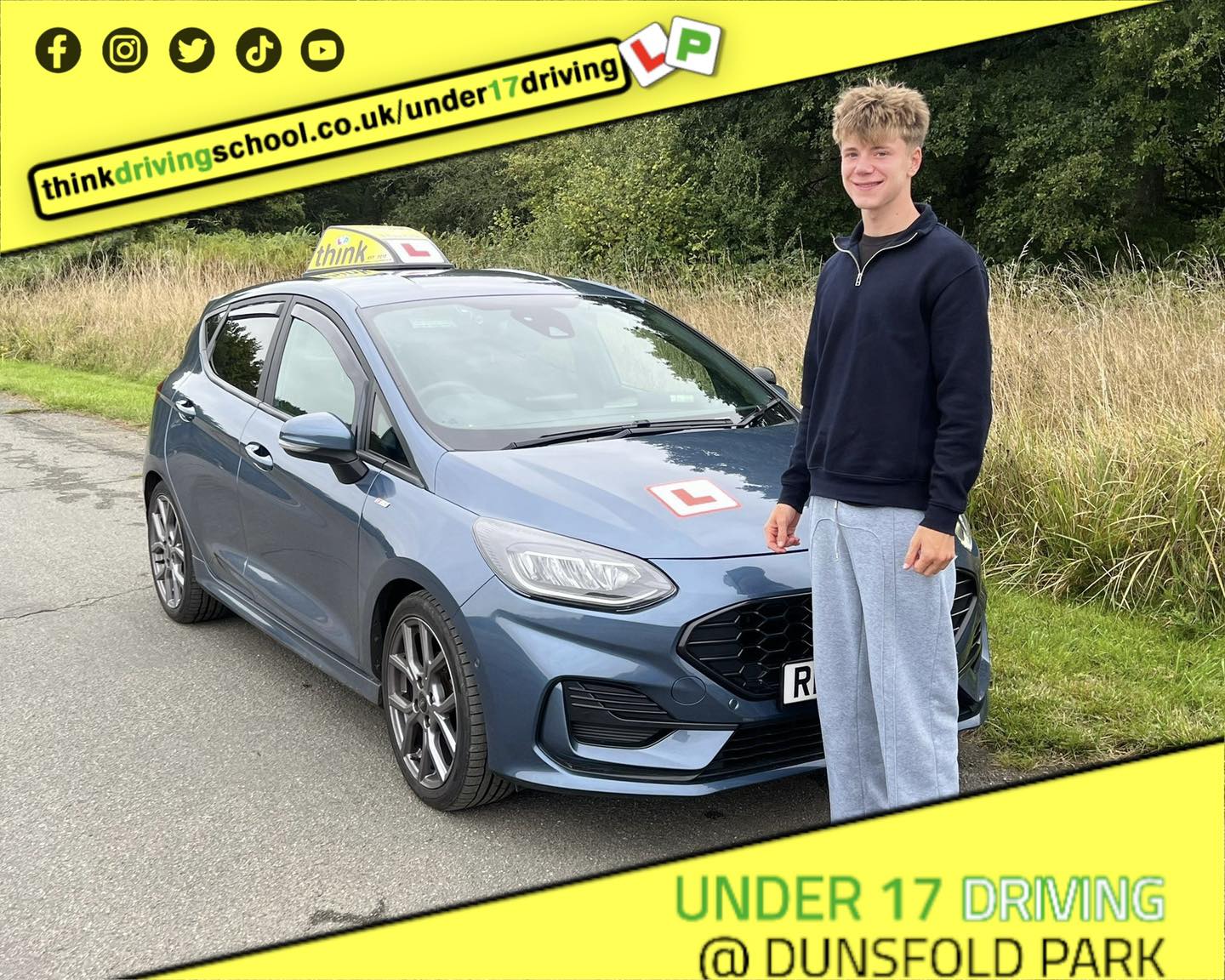 Passed with think driving school September 2025 and left this 5 star review