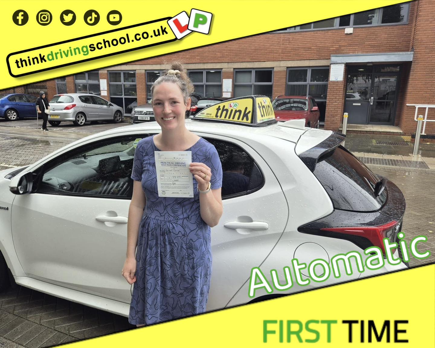 Passed with think driving school September 2025 and left this 5 star review
