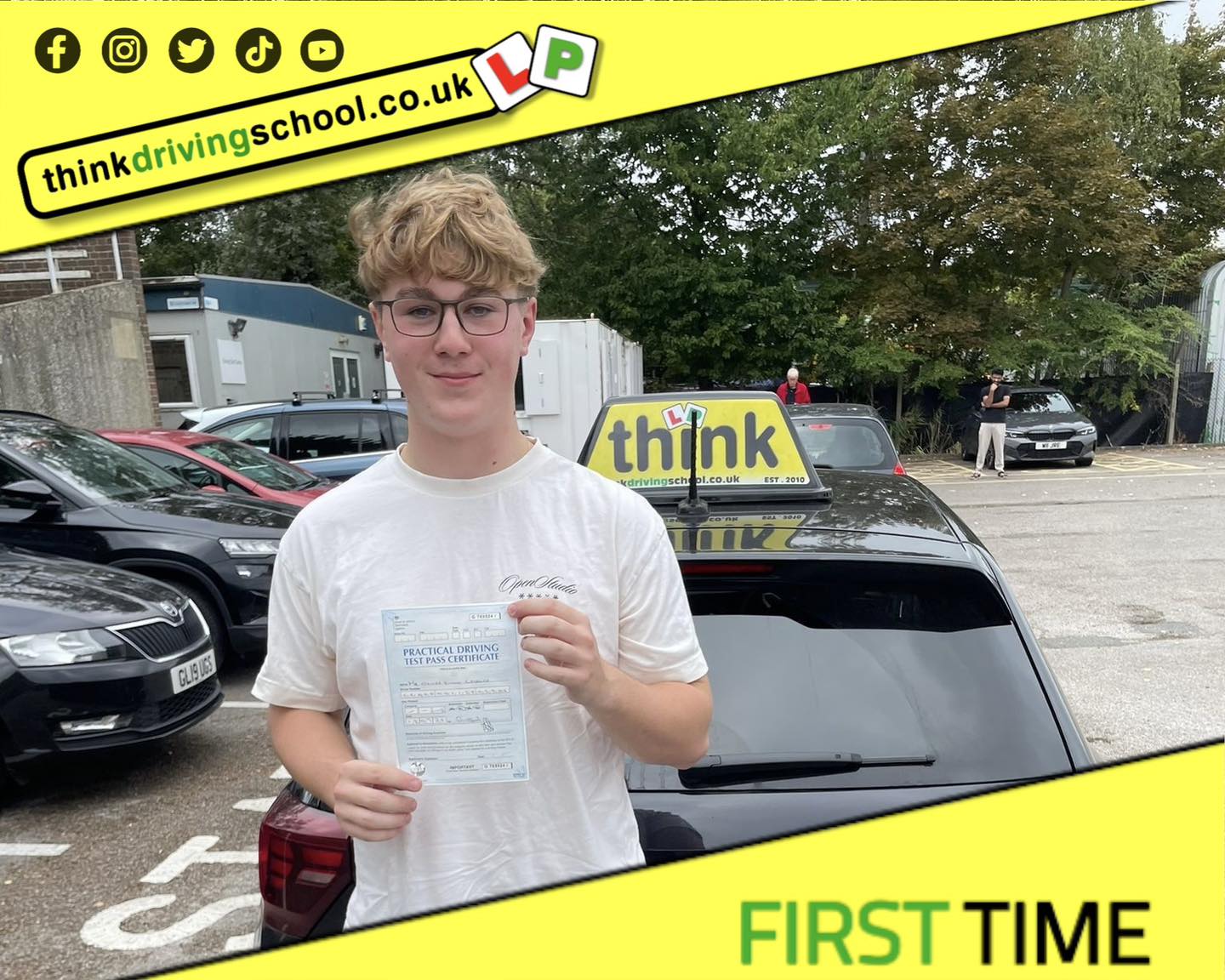 Passed with think driving school September 2025 and left this 5 star review