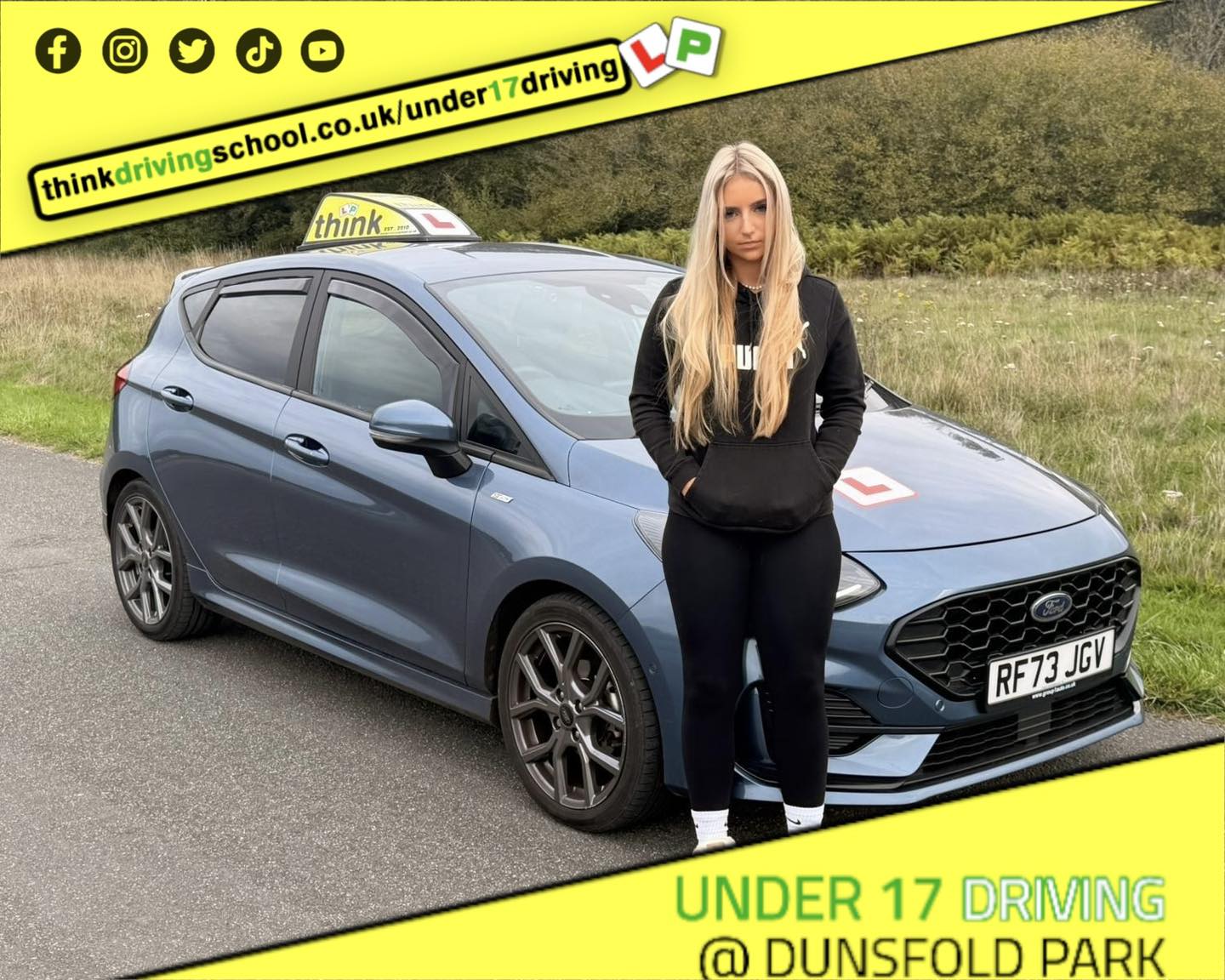 Passed with think driving school September 2025 and left this 5 star review