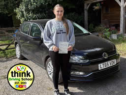 Passed with think driving school September 2025 and left this 5 star review