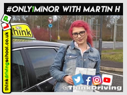 Passed with think driving school in February 2019 and left this 5 star review