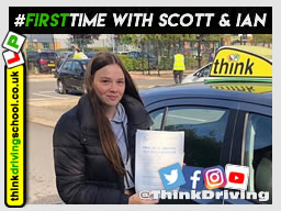 Passed with think driving school in August 2019 and left this 5 star review