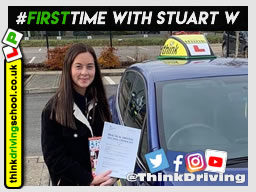 Passed with think driving school in November 2019 and left this 5 star review