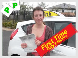 edith from liphook passed with think driving school and zero minors