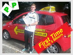 WELL DONE Taylor from Watford who passed today FIRST TIME with Paul P @ www.thinkdrivingschool.co.uk & only 5 minors