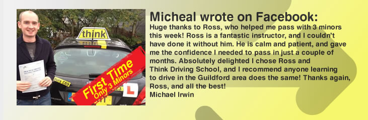 think driving school review 5 out of 5 ross dunton
