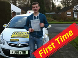 Happy learner that passed in 2012 with think drivng school