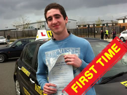 Happy learner that passed in 2012 with think drivng school