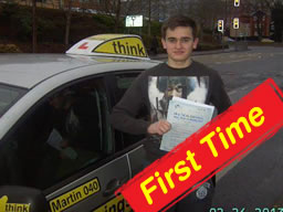 WELL DONE to Sam from Lindford who PASSED today with only 4 minors after taking lessons with Doug edwards