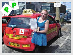 emma from watford passed after drivng lessons with paul powe adi