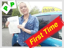 lisa had drivng lessons in harrow and passed with paul fowler