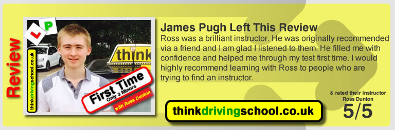 Passed with think driving school in August 2016