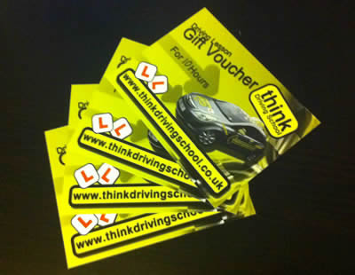 gift vouchers for drivng lessons and driving instructors in felham
