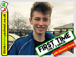 passed with richard young from Farnham driving school in January 2018