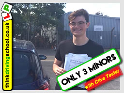driving lessons Guildford Clive Tester think driving school October 2017