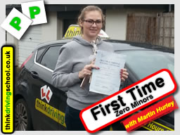 Passed with think driving school in December 2015