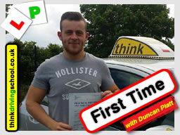 Passed with think driving school in May 2016