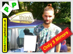 Passed with think driving school in august 2014