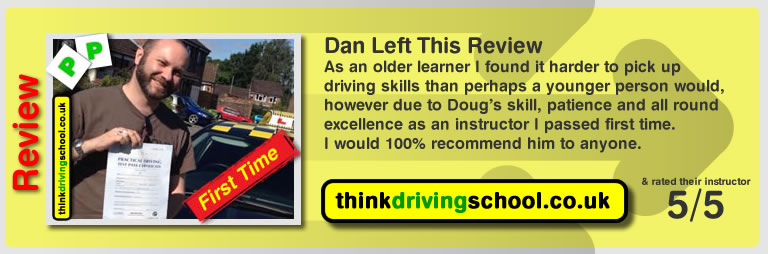 Karen Day left this awesome review of Douglas Edwards at think driving school