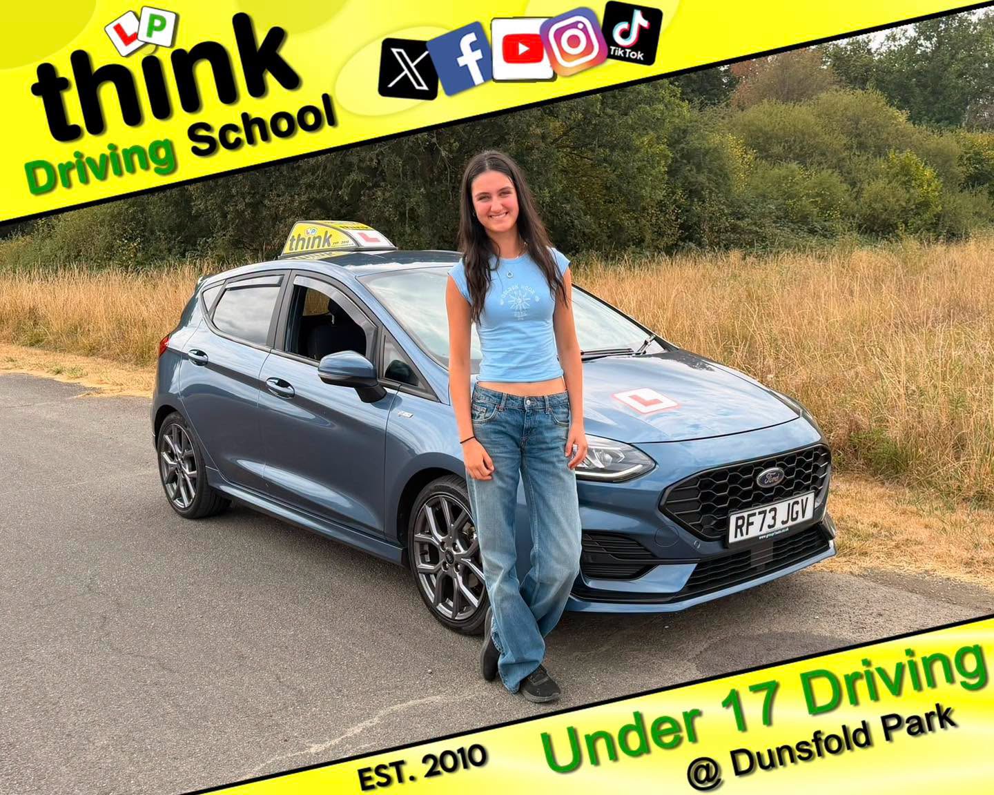 Driving School Aldershot Passed with think driving school June 2026 and left this 5 star review