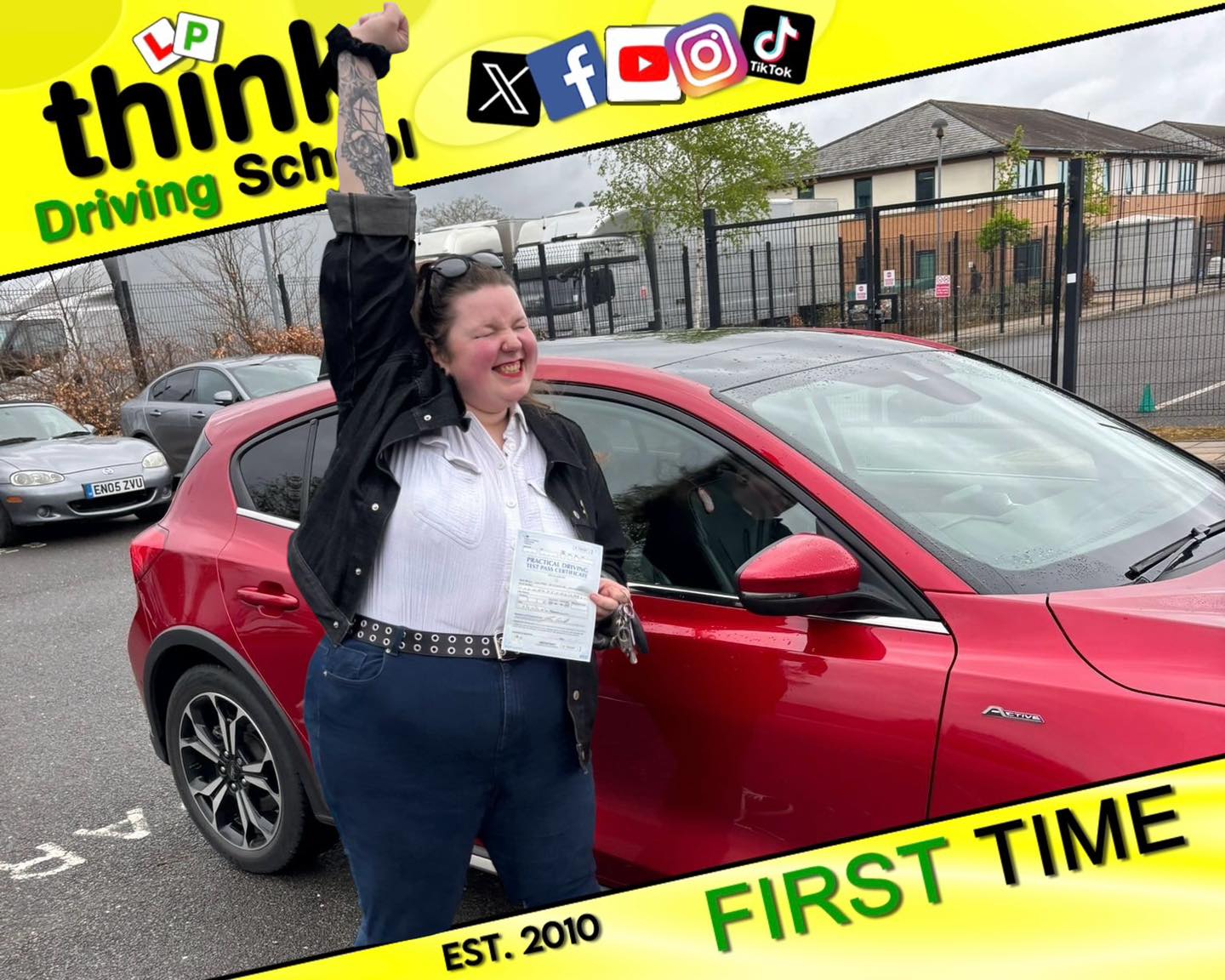 Driving School Basingstoke Passed with think driving school April 2026 and left this 5 star review