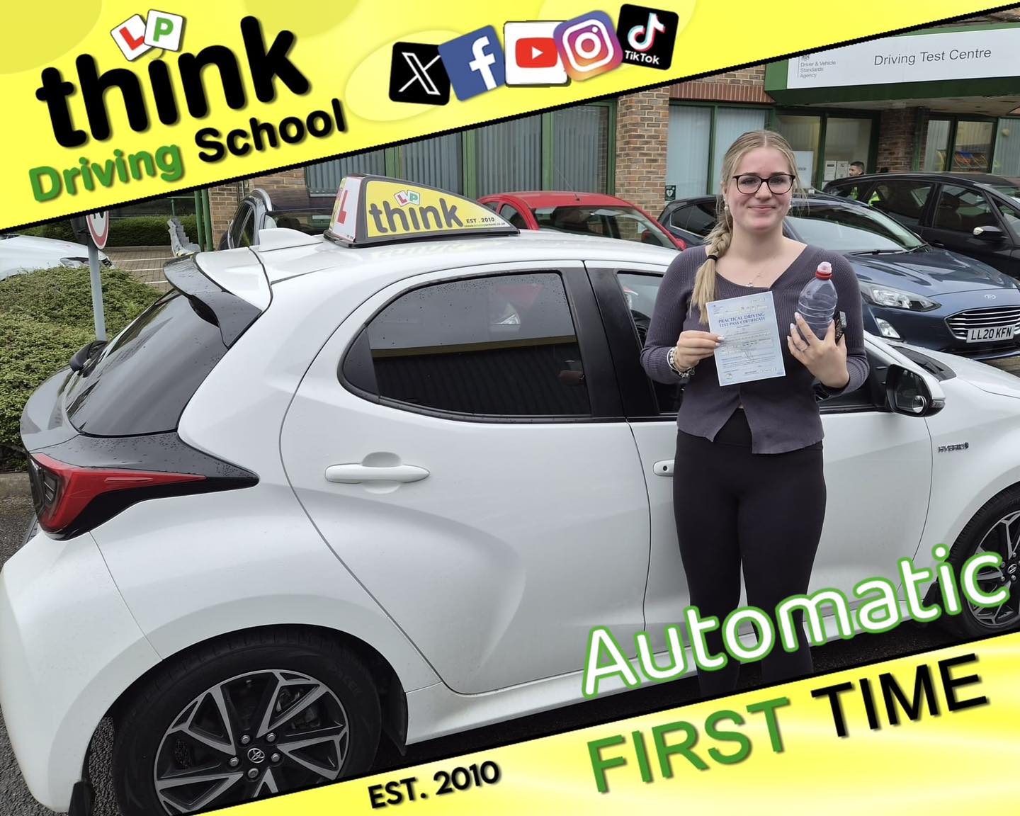 Driving School Basingstoke Passed with think driving school April 2026 and left this 5 star review