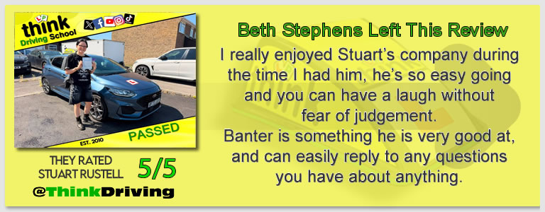 passed with stuart rustell bordon