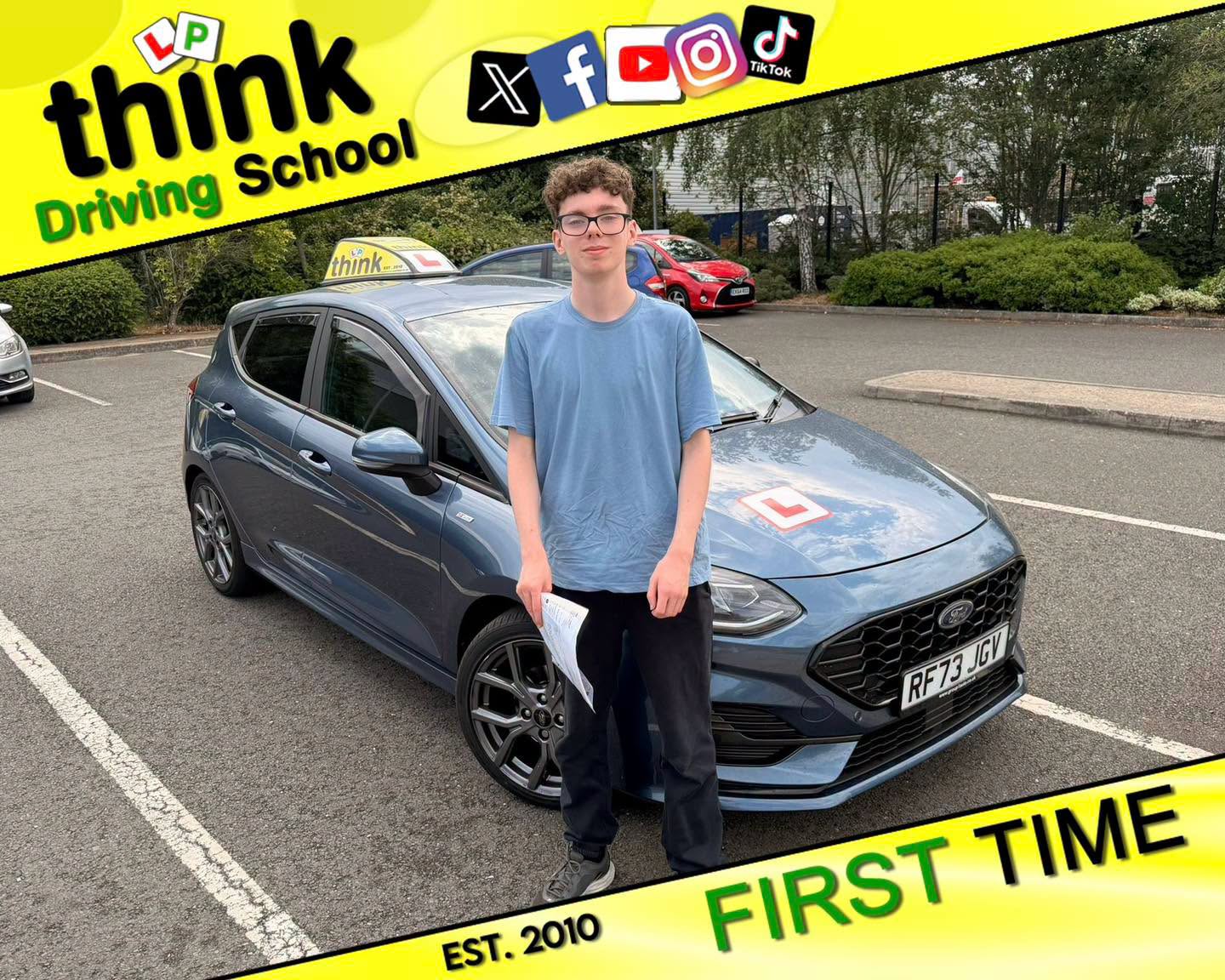 Driving School Aldershot Passed with think driving school June 2026 and left this 5 star review
