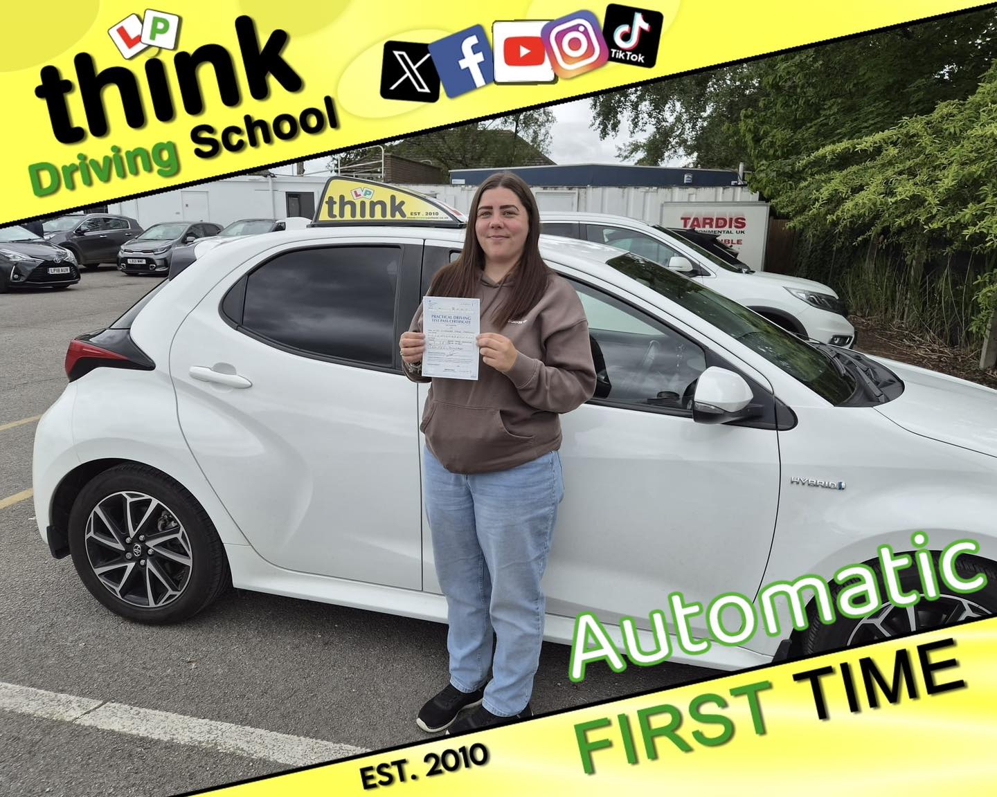 Passed with think driving school MAYl 2026 and left this 5 star review