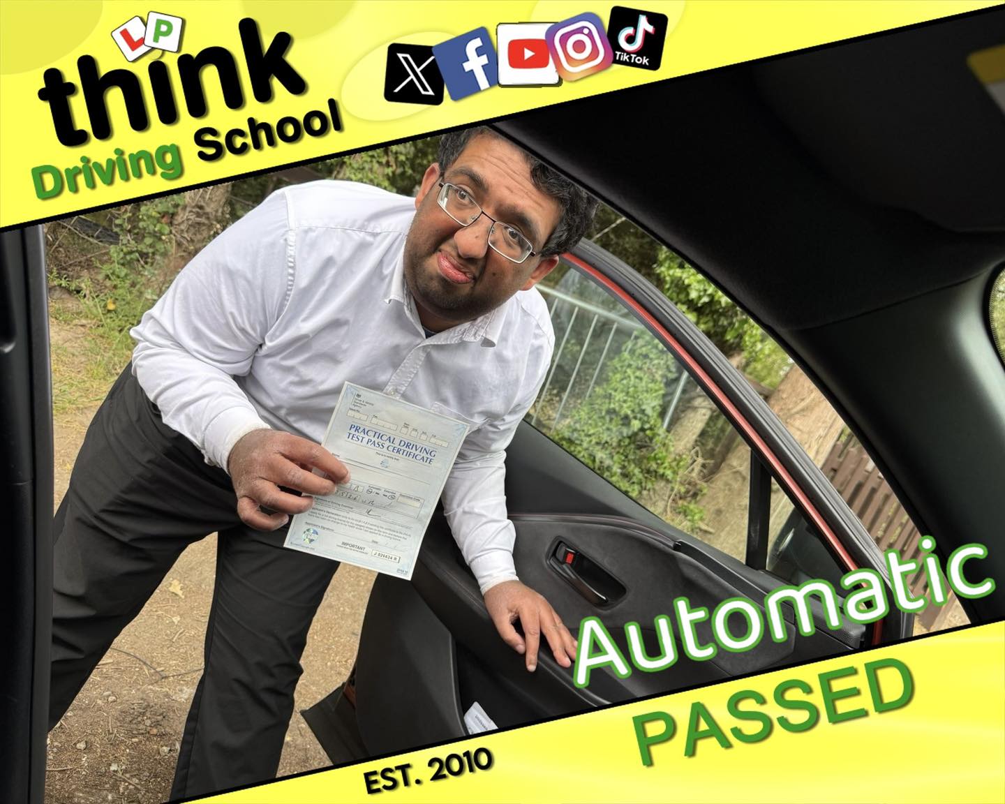 driving lessons Bracknell Ian weir ADI