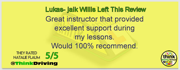 Driving School Farnborough Passed with think driving school September 2026 and left this 5 star review