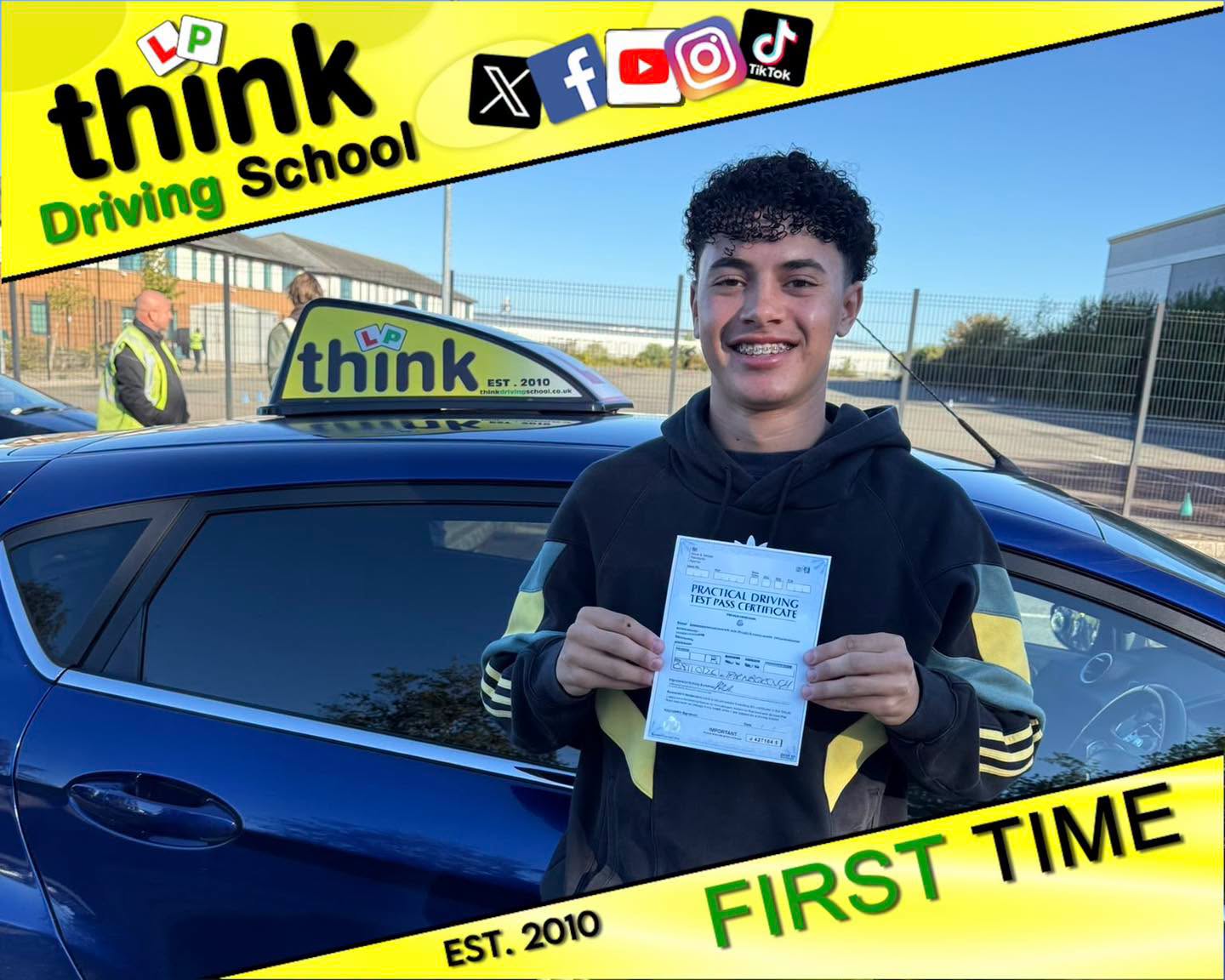 Driving School Farnborough Passed with think driving school September 2026 and left this 5 star review