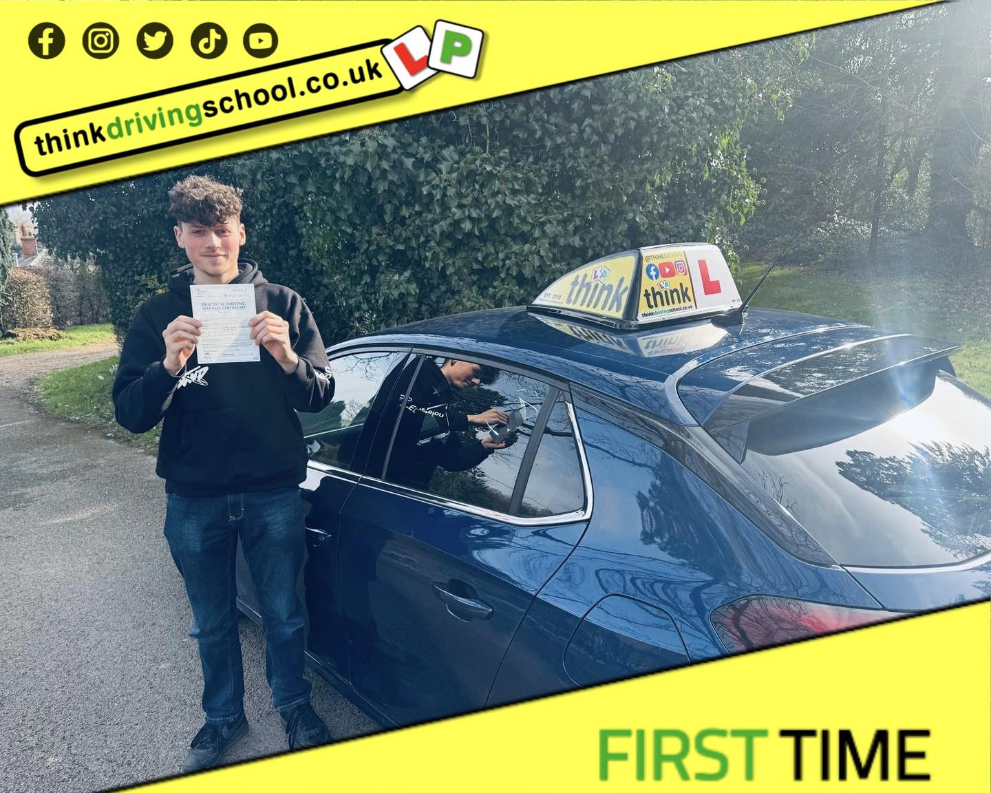 Alexandria passed with driving instructor ian weir and left this awesome review of think driving school