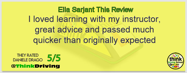 driving lessons Godalming Daniele Drago think driving school