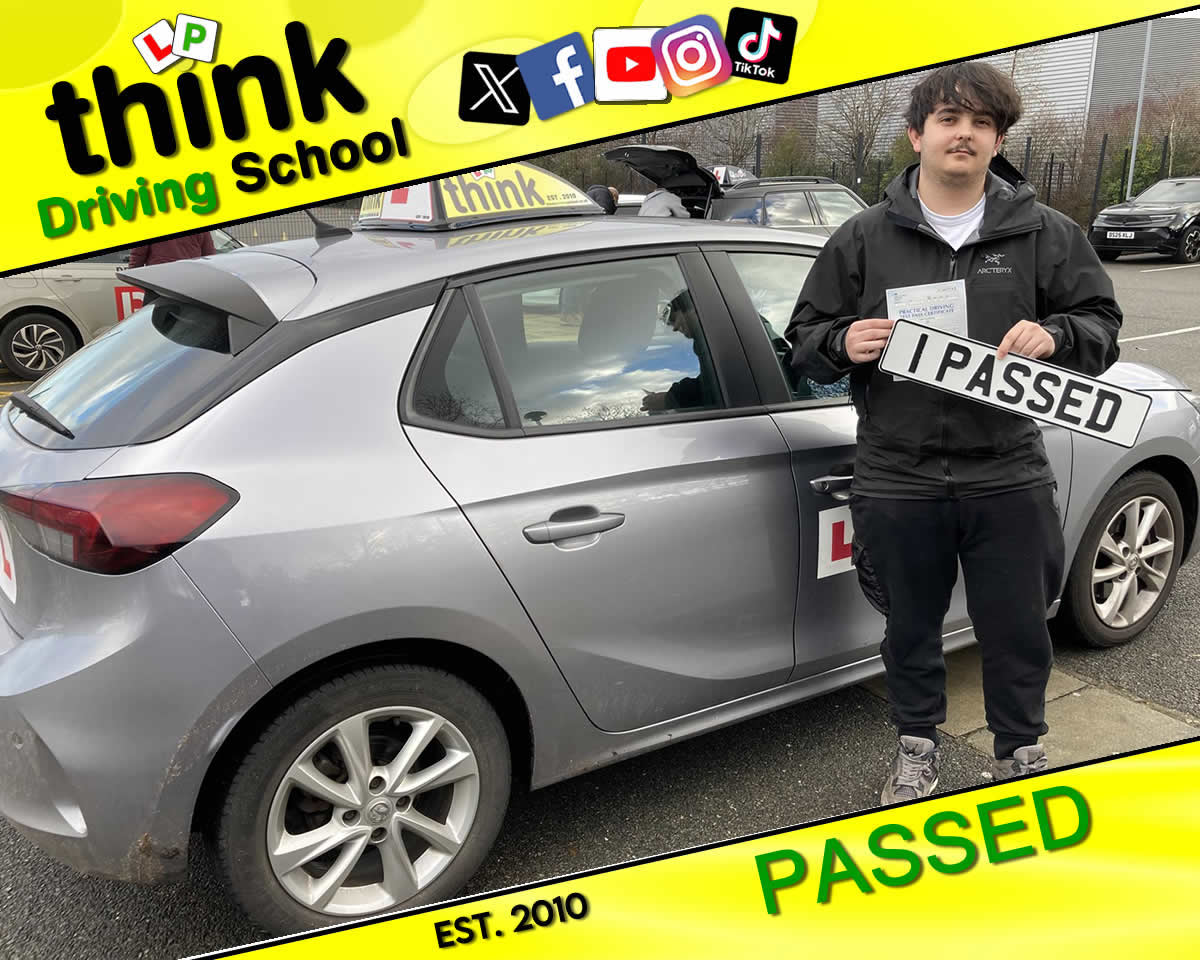 Passed with think driving school January 2026 and left this 5 star review