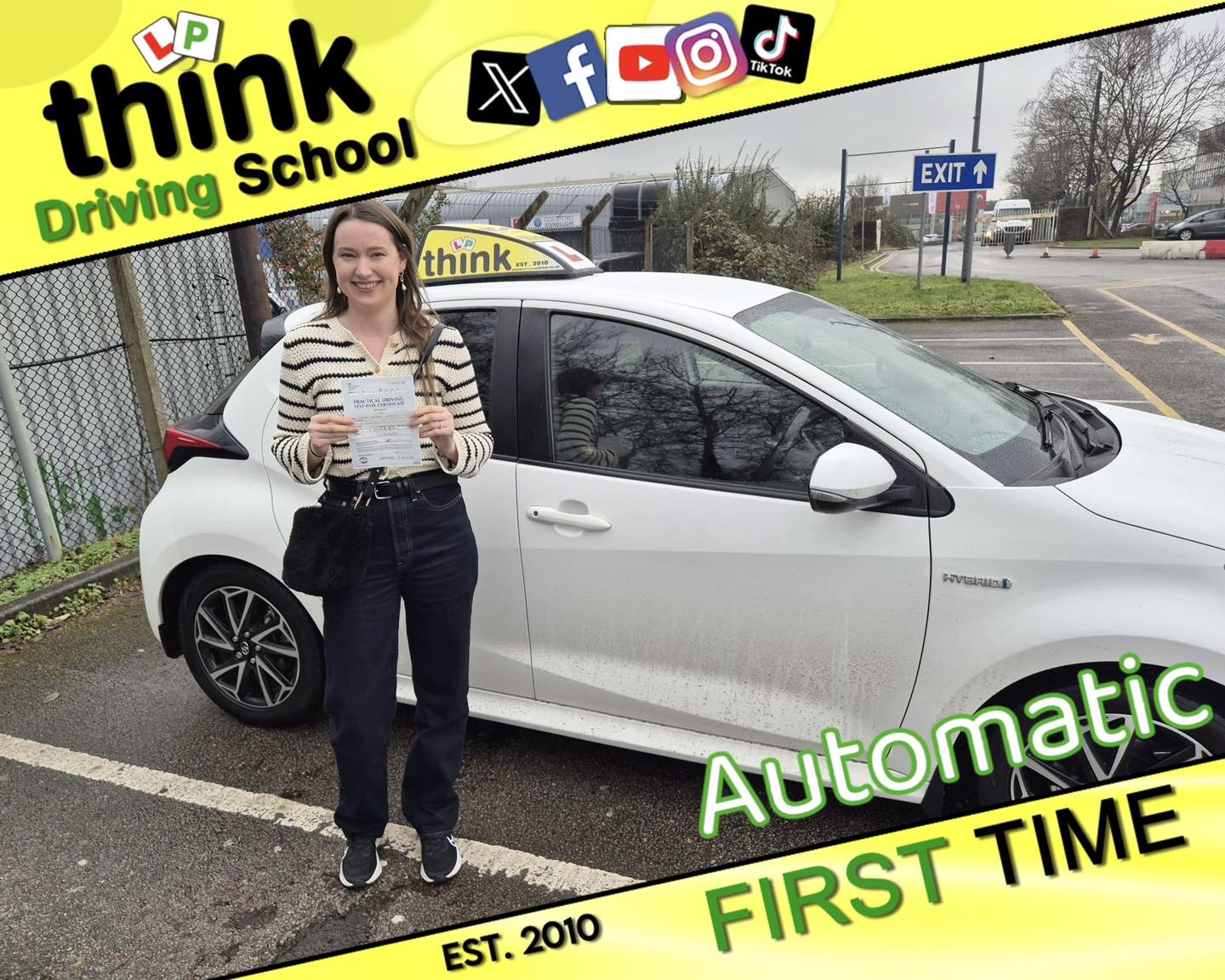 Passed with think driving school January 2026 and left this 5 star review