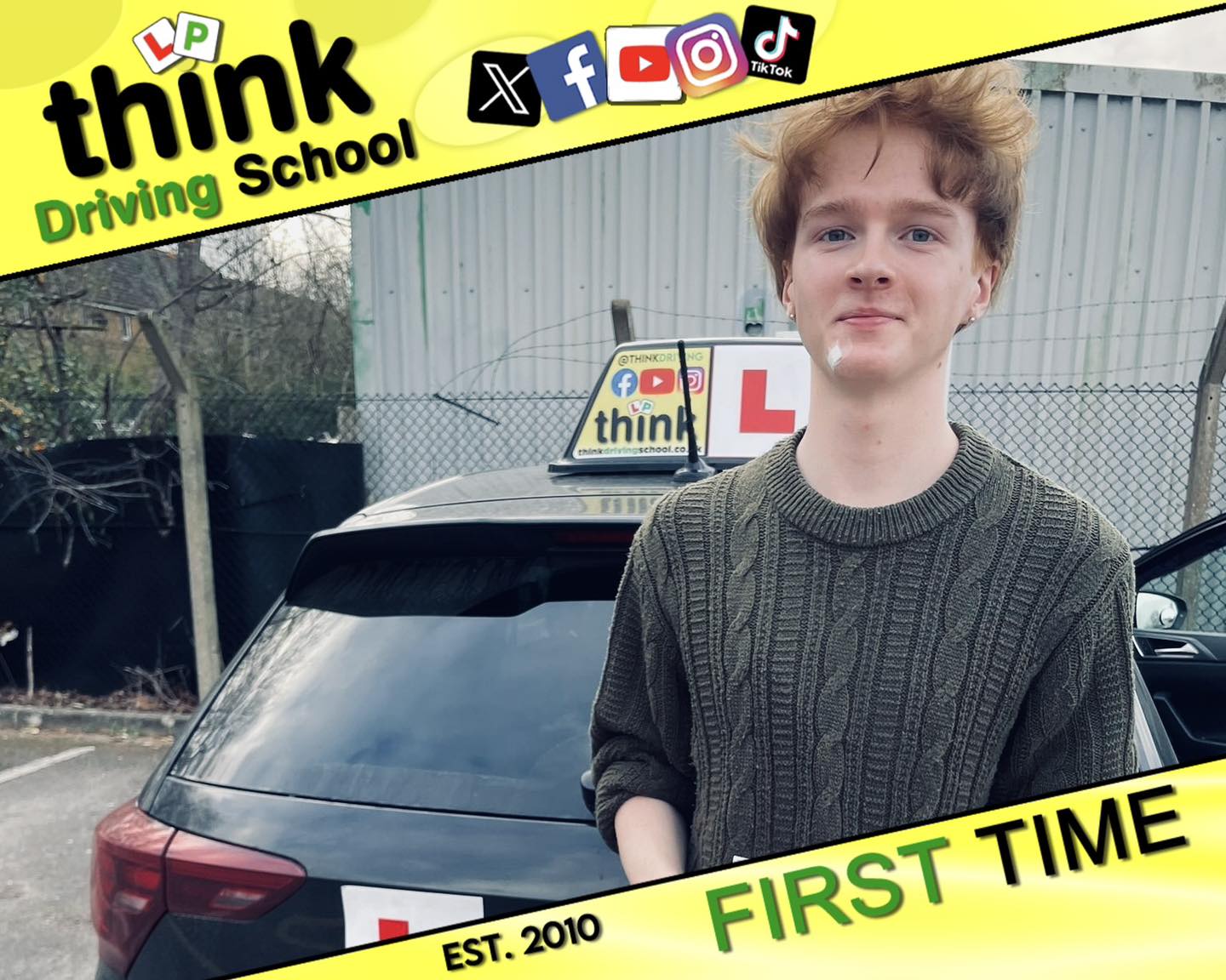 Passed with think driving school March 2026 and left this 5 star review