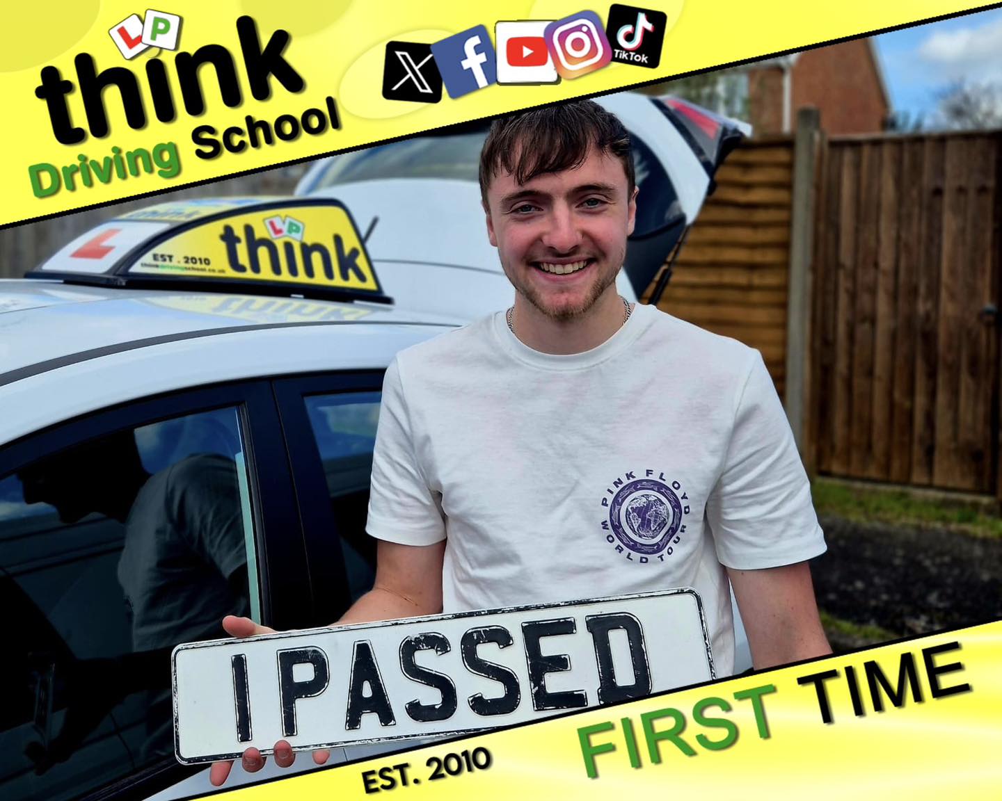 Passed with think driving school March 2026 and left this 5 star review